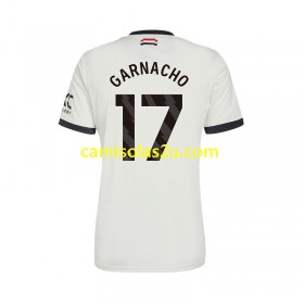 Camisolas de futebol Manchester United GARNACHO 17 Equipamento 3ª 2024/25 Manga Curta